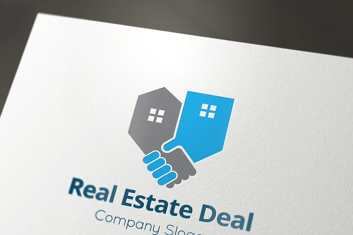 Real Estate Deal in Logo Templates - product preview 8