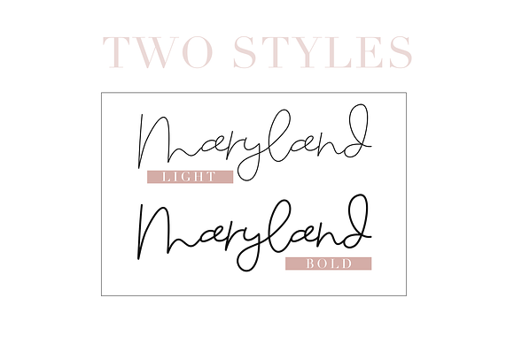 Maryland - Handwritten Script Font in Script Fonts - product preview 4