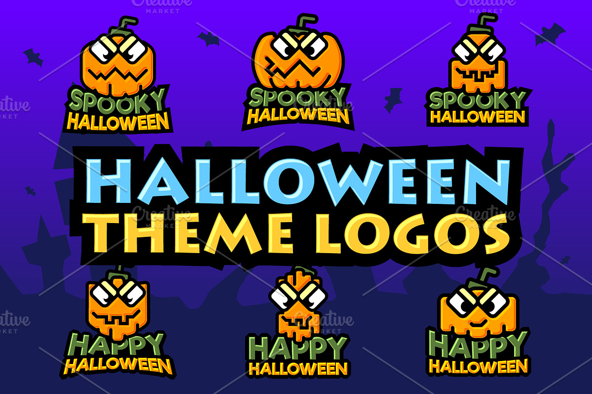 Halloween Mix and Match Logos in Logo Templates - product preview 8