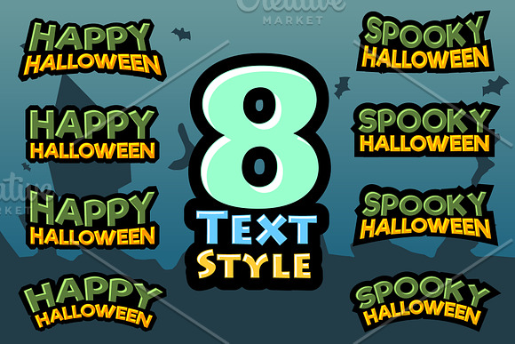 Halloween Mix and Match Logos in Logo Templates - product preview 2