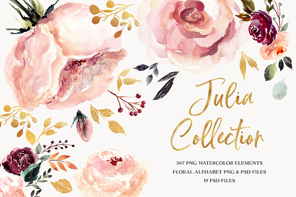 Giant Julia Watercolor Collection in Illustrations - product preview 31