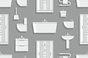Pattern with Elements for bathroom