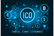 Initial Coin Offering Promo Poster