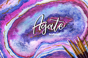 Agate 2 watercolor collection