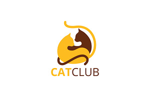 Cat Club Logo ~ Logo Templates ~ Creative Market