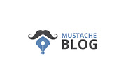 Mustache Blog Logo