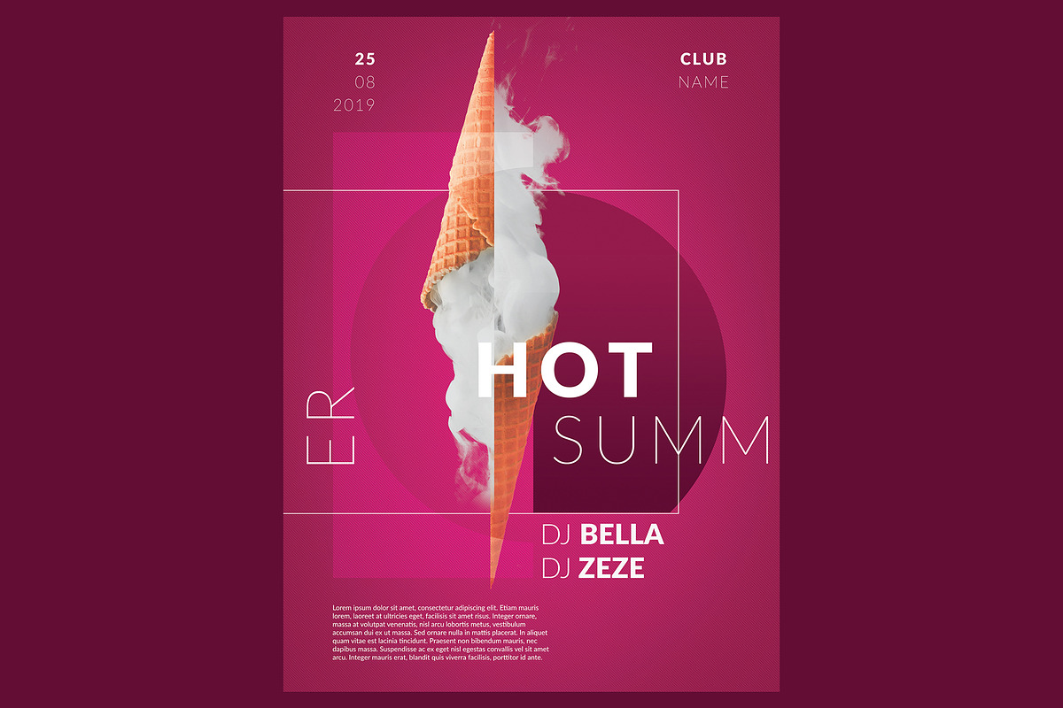 Hot Summer 2 3 in Flyer Templates - product preview 8
