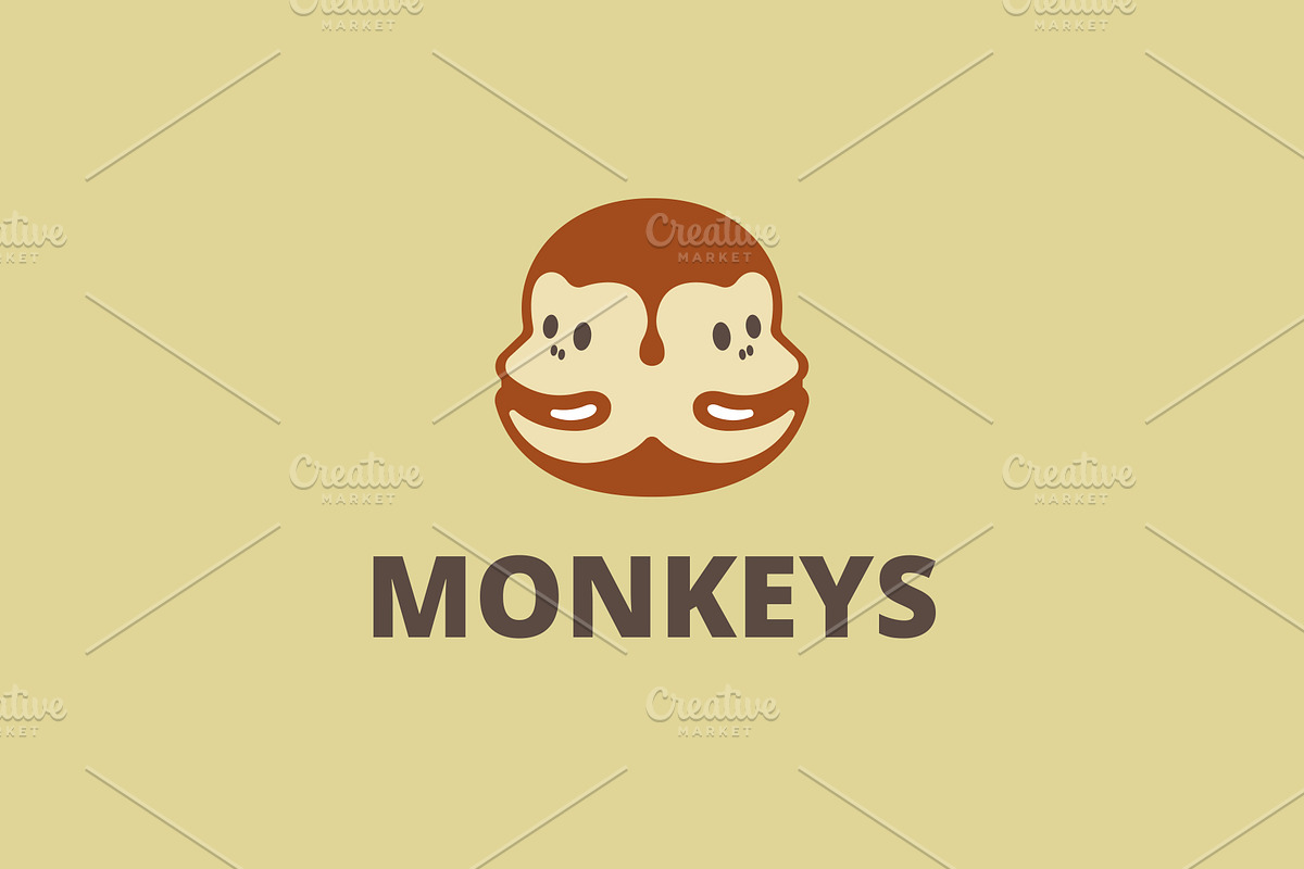 Monkeys Logo in Logo Templates - product preview 8