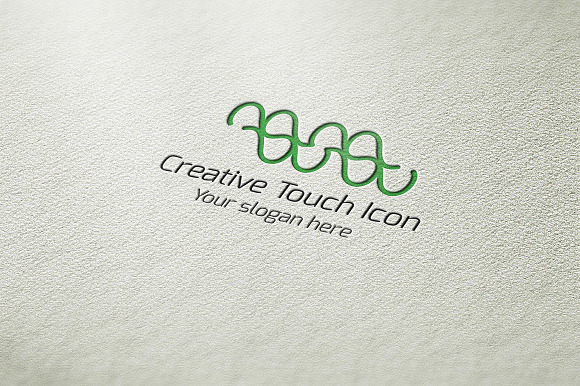 Creative Touch Icon Logo in Logo Templates - product preview 1