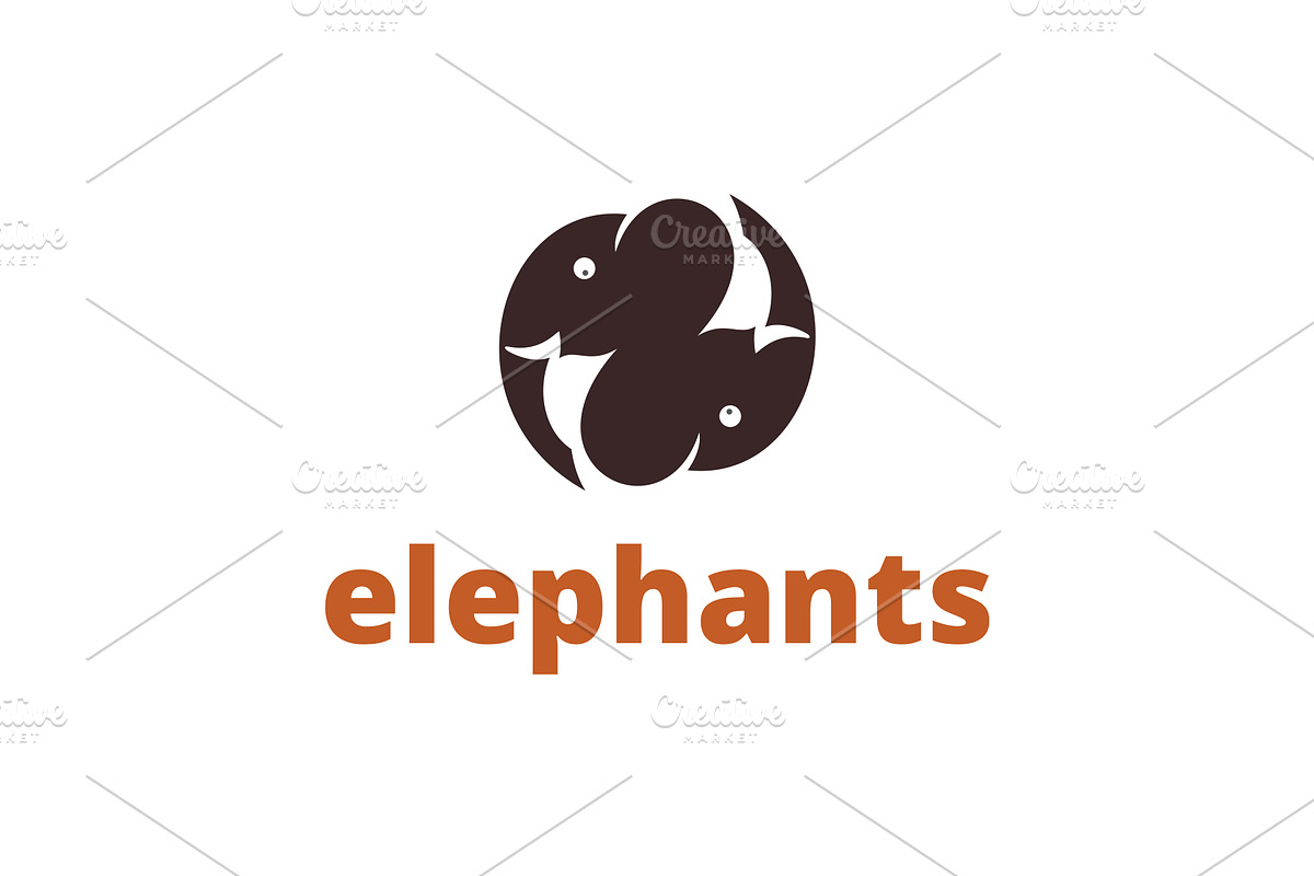 Elephants Logo in Logo Templates - product preview 8
