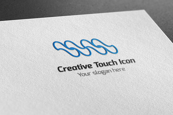 Creative Touch Icon Logo in Logo Templates - product preview 2
