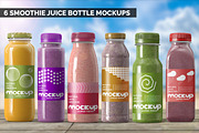 Smoothie Juice Bottle Mockups Bundle