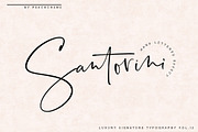 Santorini // Luxury Signature Font