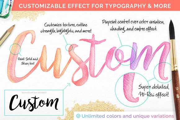Watercolor Lettering Studio Pro in Add-Ons - product preview 1