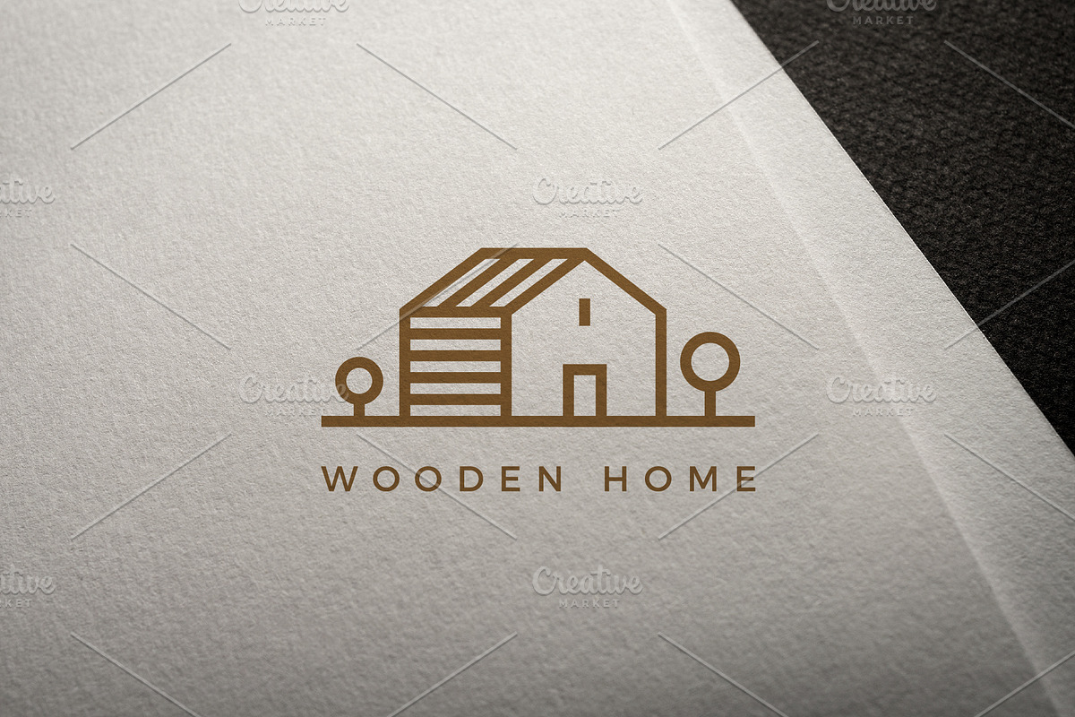 Vector line house logo in Logo Templates - product preview 8
