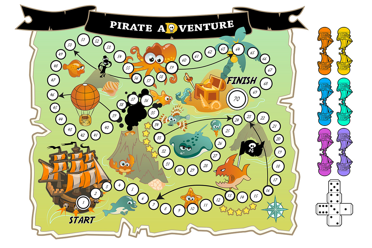 Board Game: Pirate Adventure in Illustrations - product preview 8