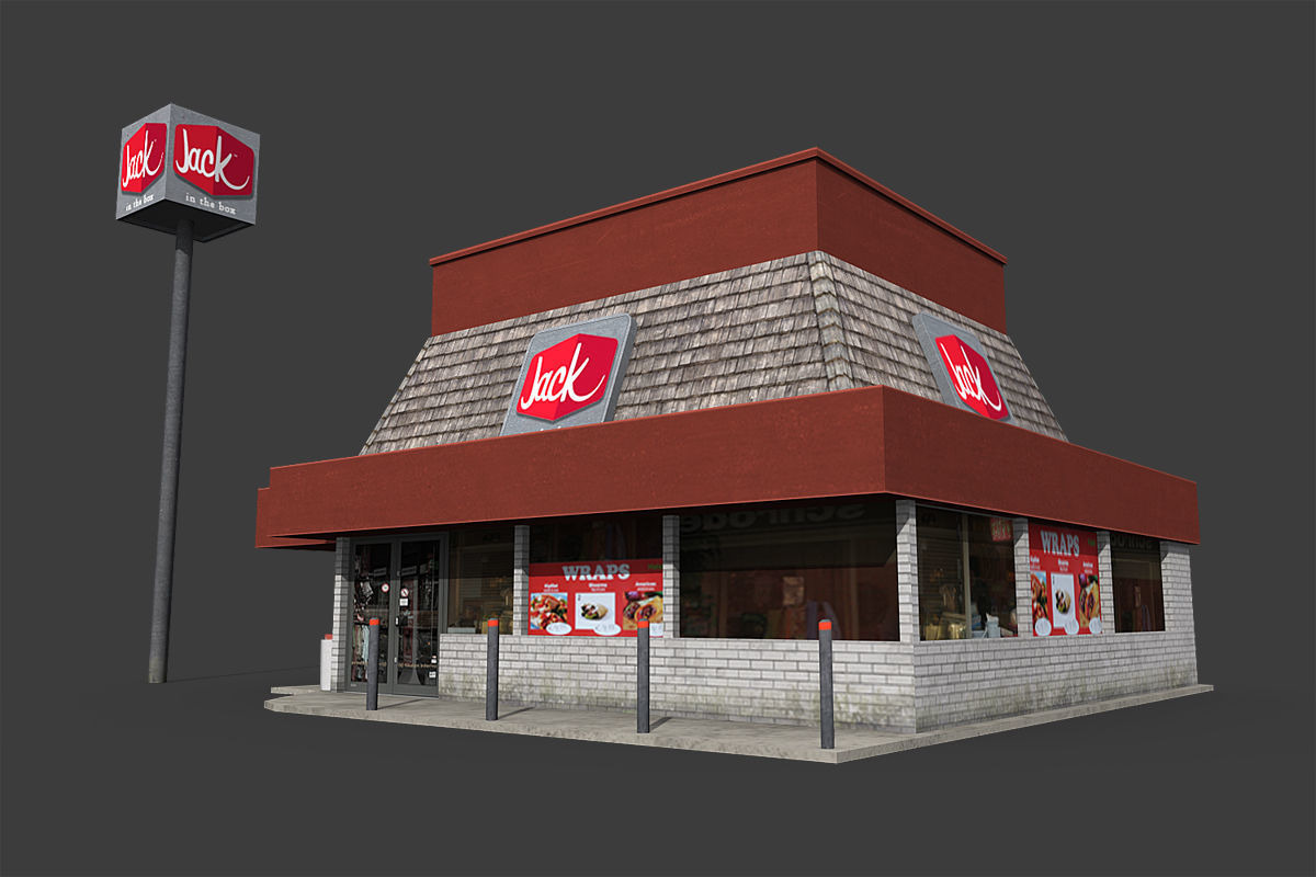 Jack In The Box Restaurant in Architecture - product preview 8