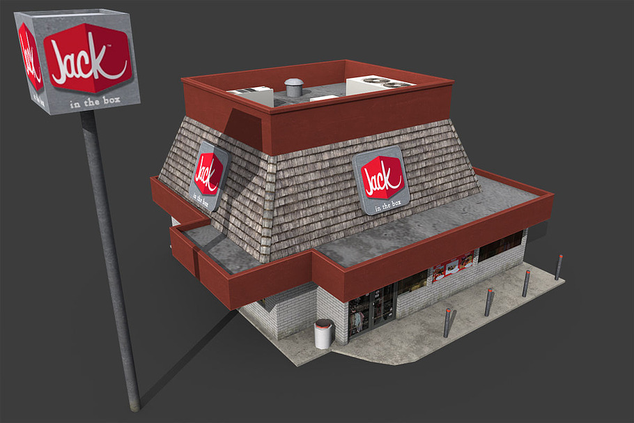 Jack In The Box Restaurant in Architecture - product preview 4