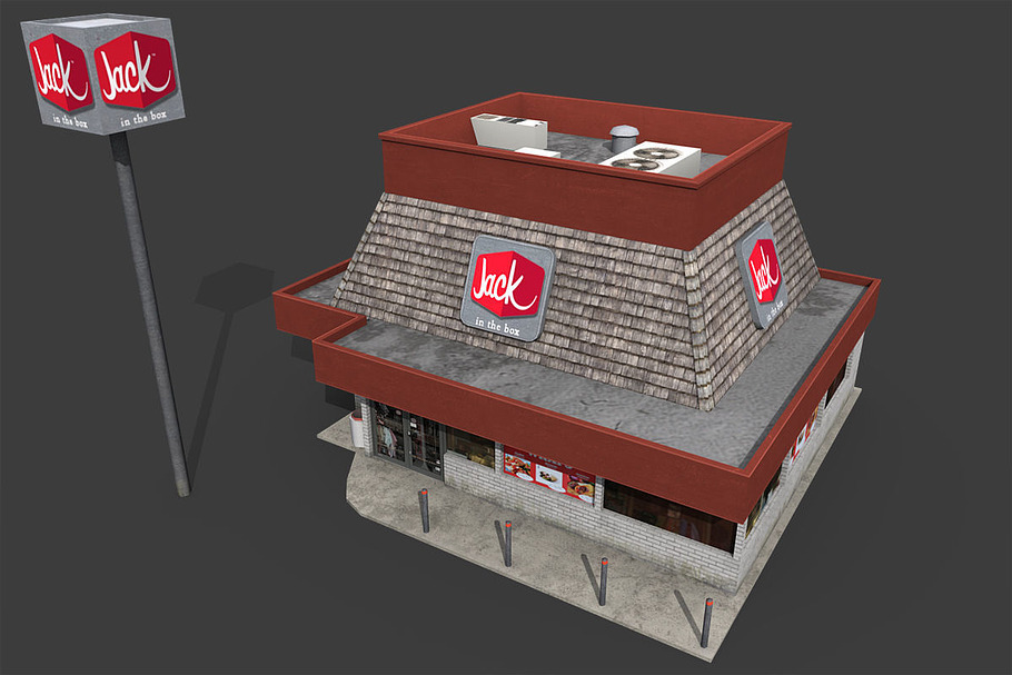 Jack In The Box Restaurant in Architecture - product preview 5