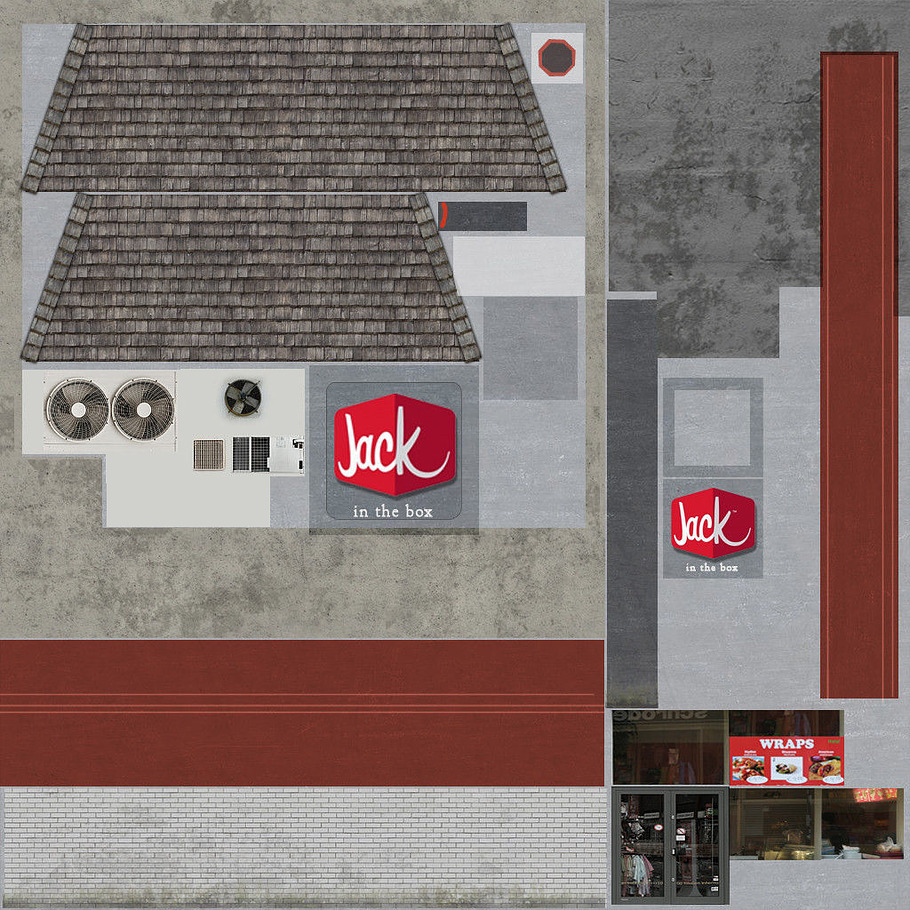 Jack In The Box Restaurant in Architecture - product preview 7
