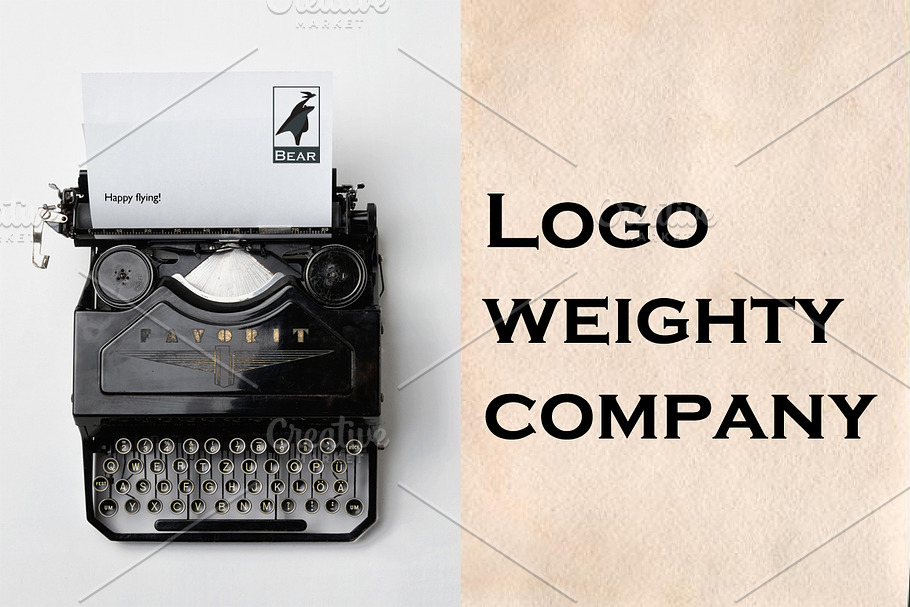 Bear - logo weighty company in Logo Templates - product preview 8