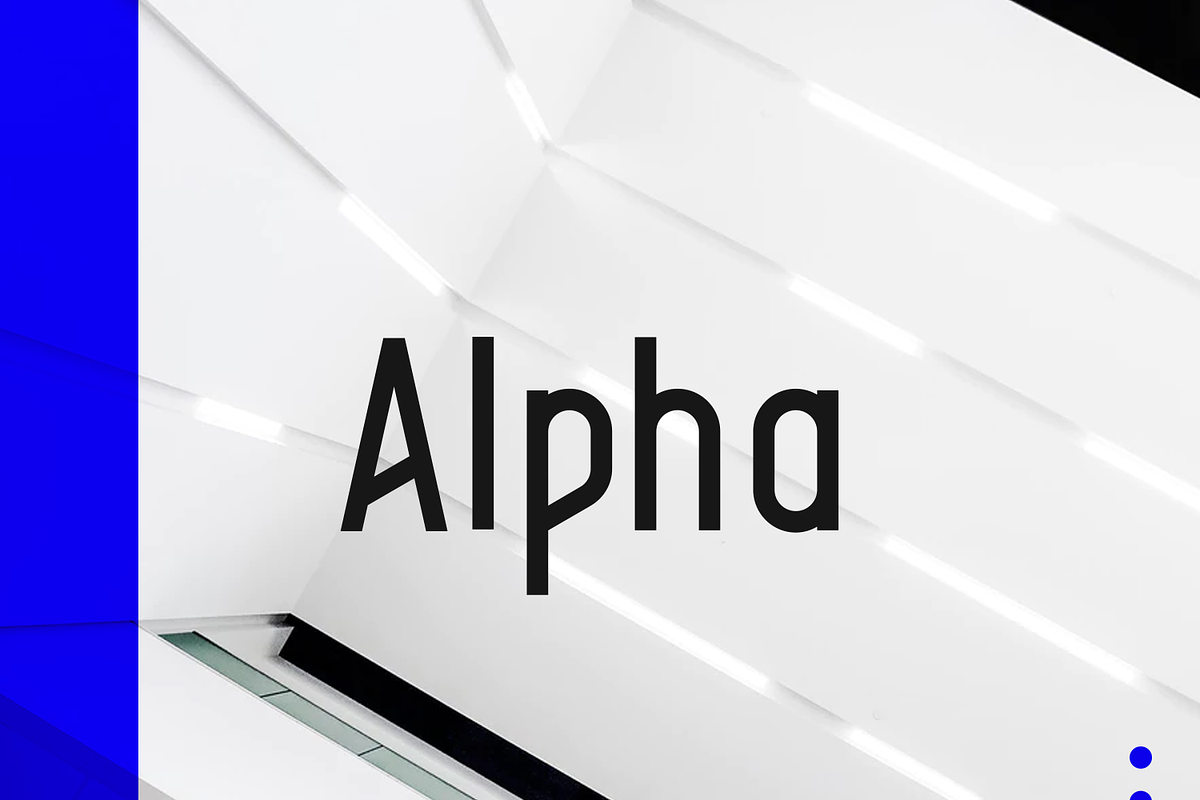 Alpha Typeface | 4 Styles in Sans-Serif Fonts - product preview 8