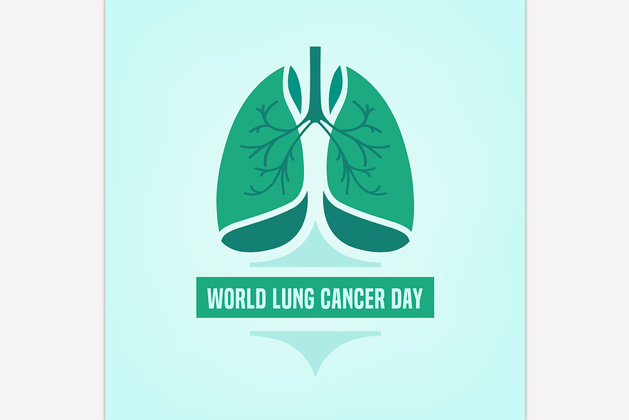 Lung cancer day in Illustrations - product preview 8