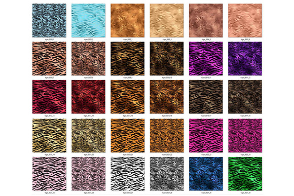 Tiger Stripes Seamless Patterns in Patterns - product preview 2