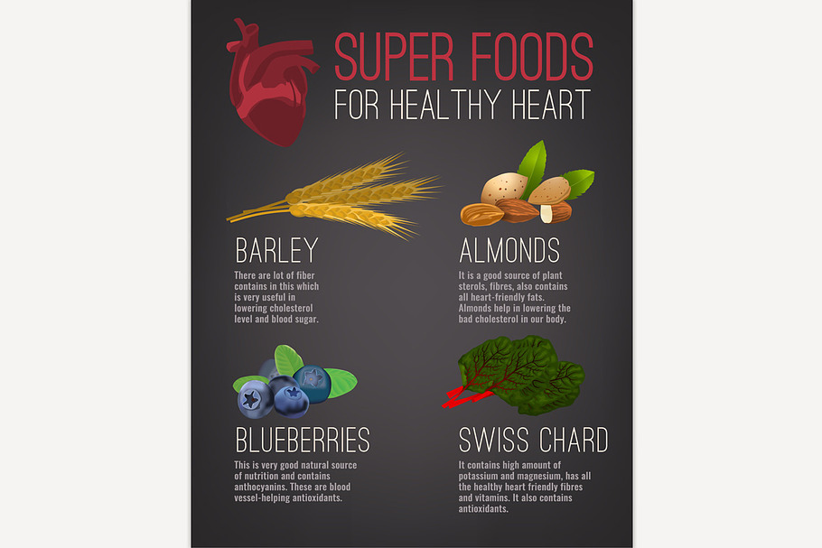 Super foods for healthy heart