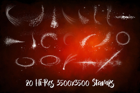 30 Sparkle Brush Set in Photoshop Brushes - product preview 3
