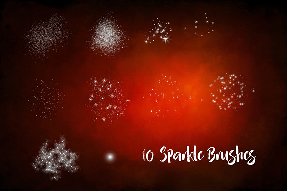 30 Sparkle Brush Set in Photoshop Brushes - product preview 4