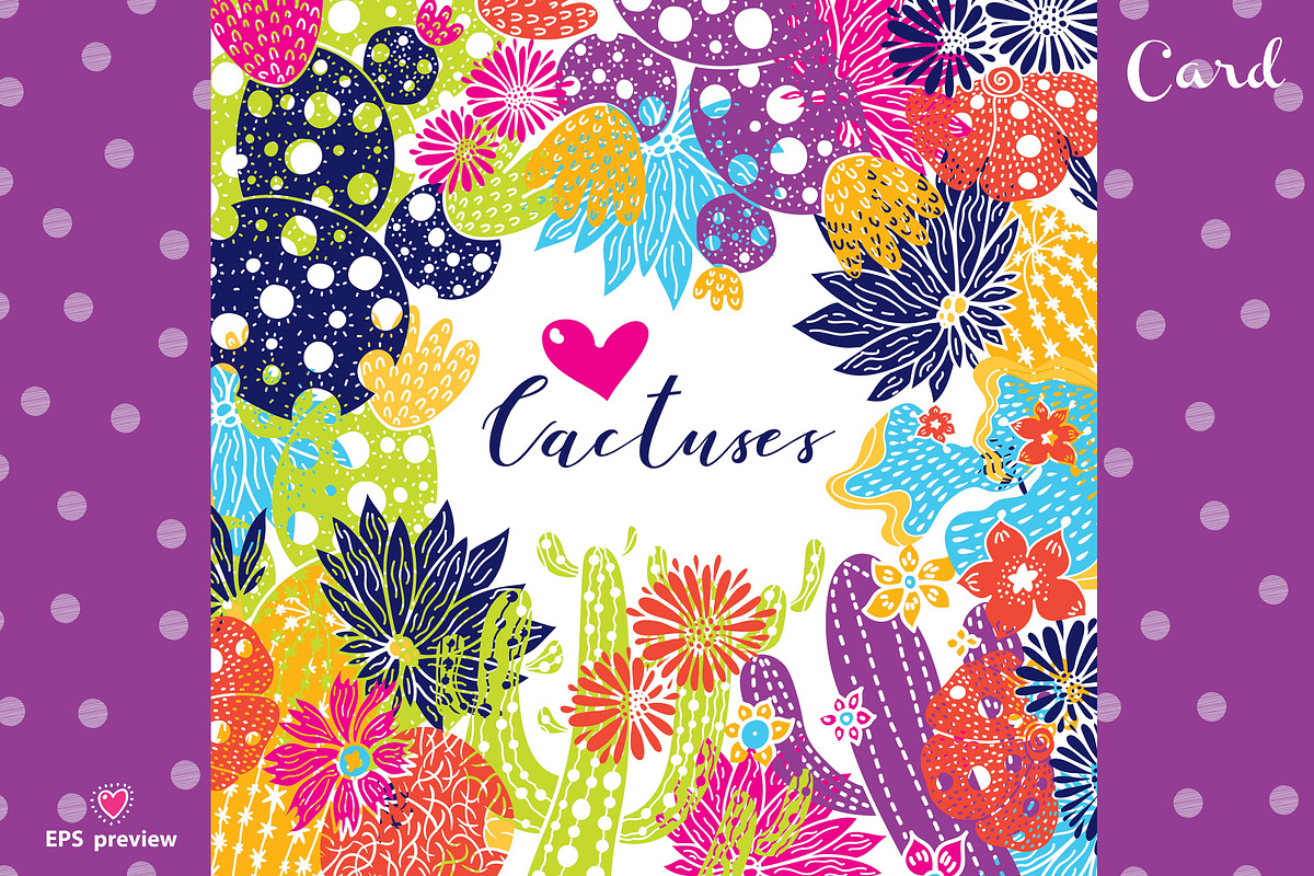 Lovely cacti. in Patterns - product preview 8
