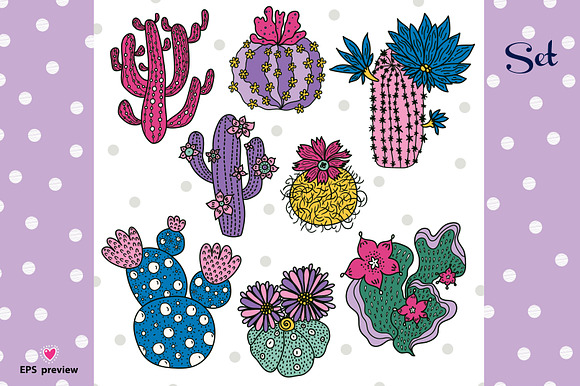 Lovely cacti. in Patterns - product preview 3