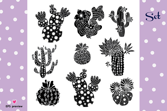Lovely cacti. in Patterns - product preview 4