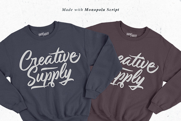 Monopola in Script Fonts - product preview 9