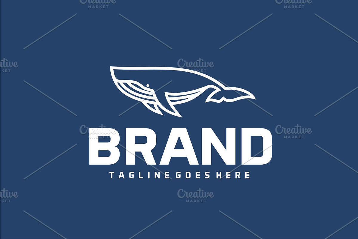 Whale Big Ambition in Logo Templates - product preview 8