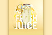 Summer fresh juice cocktail