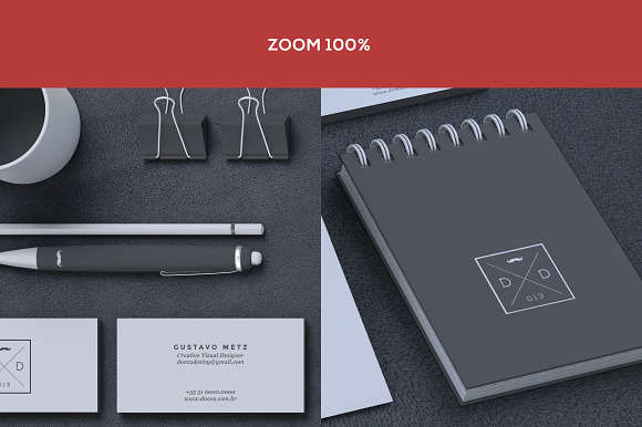 Blank Stationery / Branding Mock-Up in Branding Mockups - product preview 4