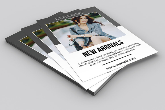 Fashion Postcard Flyer V813 in Postcard Templates - product preview 2