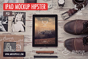 iPad PSD Mockup Hipster