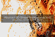 Abstract 3D Shape Backgrounds Vol2