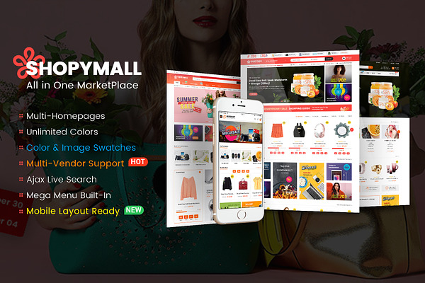 ShopyMall - MarketPlace WP Theme