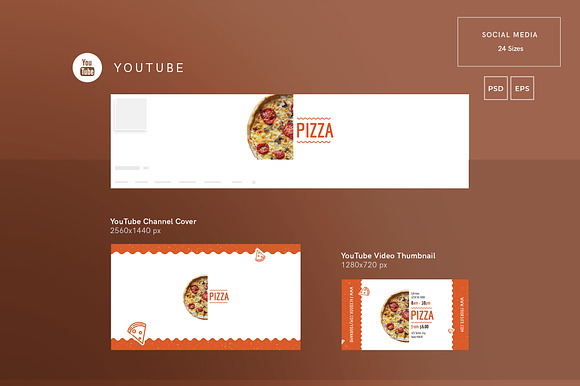 Promo Bundle | Tasty Pizza in Templates - product preview 2