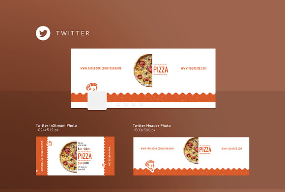 Promo Bundle | Tasty Pizza in Templates - product preview 3