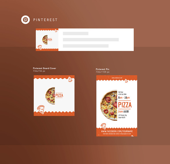 Promo Bundle | Tasty Pizza in Templates - product preview 5