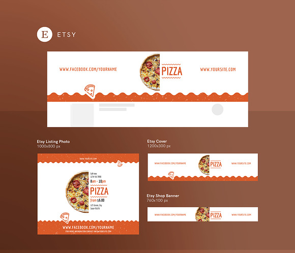 Promo Bundle | Tasty Pizza in Templates - product preview 6