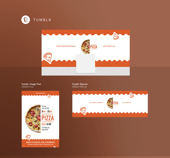 Promo Bundle | Tasty Pizza in Templates - product preview 7