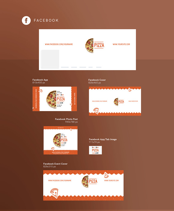 Promo Bundle | Tasty Pizza in Templates - product preview 9