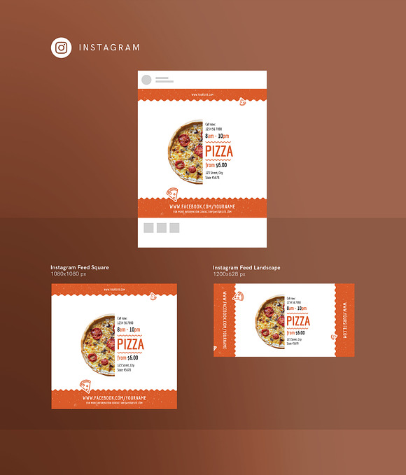 Promo Bundle | Tasty Pizza in Templates - product preview 10