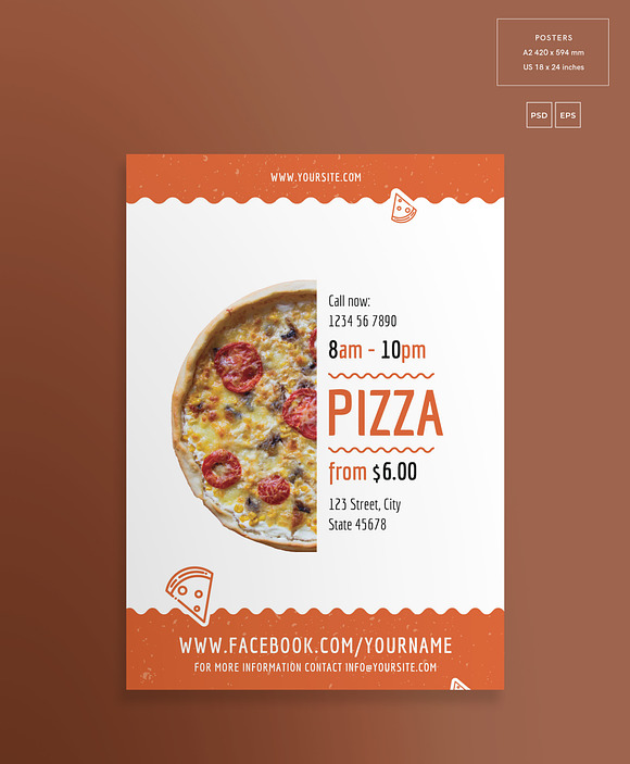 Promo Bundle | Tasty Pizza in Templates - product preview 11